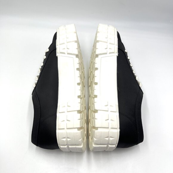Steve Madden Womens Size 9.5 Rorey Black White Chunky Platform Sneakers Shoes - Picture 8 of 13
